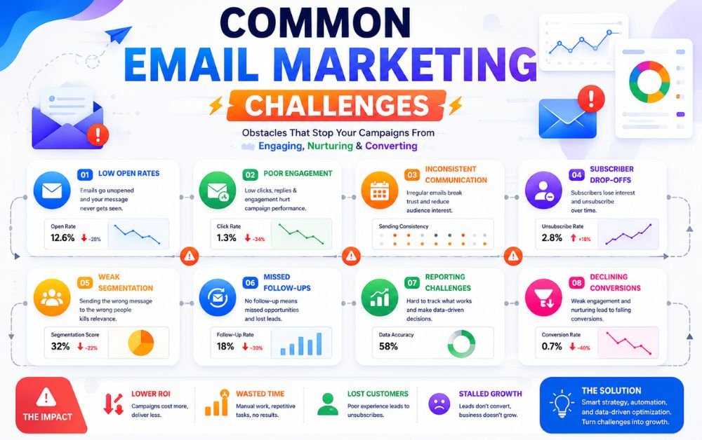 automated email campaigns and overcome common email marketing challenges